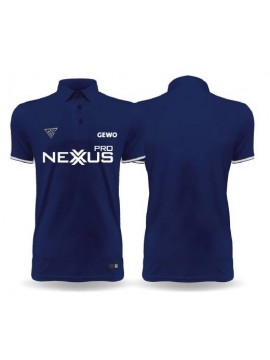 เสื้อปิงปอง Gewo Nexxus (ผ้า Micro Polyester สำหรับใส่เล่นกีฬา) สีน้ำเงิน
